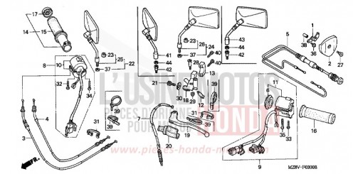 COMMUTATEUR/CABLE (1) VT600CV de 1997